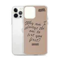 Broken Promises Co Text First IPhone Case Phone Cases
