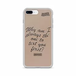 Broken Promises Co Text First IPhone Case Phone Cases