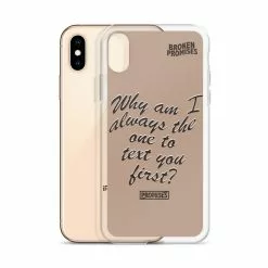 Broken Promises Co Text First IPhone Case Phone Cases