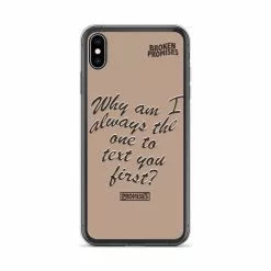 Broken Promises Co Text First IPhone Case Phone Cases