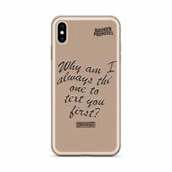Broken Promises Co Text First IPhone Case Phone Cases