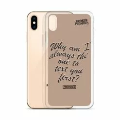 Broken Promises Co Text First IPhone Case Phone Cases