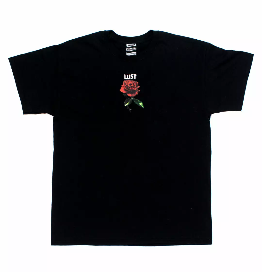 BROKEN PROMISES Thornless Lust Tee Black