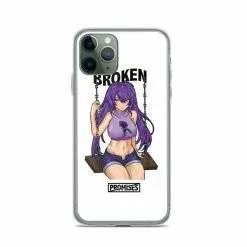 Broken Promises Company Phone Cases Broken Anime Girl IPhone Case