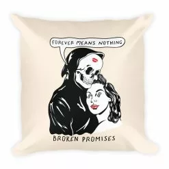 Broken Promises Company Last Kiss Pillow