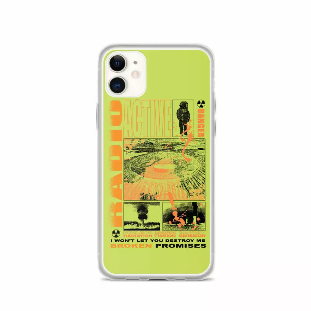 Broken Promises Co Radioactive Neon IPhone Case