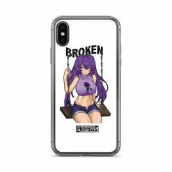 Broken Promises Company Phone Cases Broken Anime Girl IPhone Case