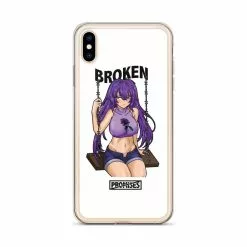 Broken Promises Company Phone Cases Broken Anime Girl IPhone Case