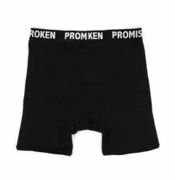 BROKEN PROMISES Black Cotton Boxer
