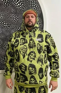 BROKEN PROMISES Reaper Guide Green Hoodie