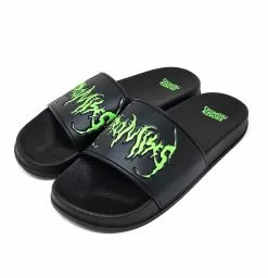 BROKEN PROMISES Accessories Graveyard Slides Blk/Green