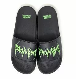 BROKEN PROMISES Accessories Graveyard Slides Blk/Green