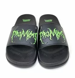 BROKEN PROMISES Accessories Graveyard Slides Blk/Green