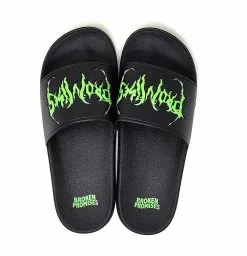BROKEN PROMISES Accessories Graveyard Slides Blk/Green
