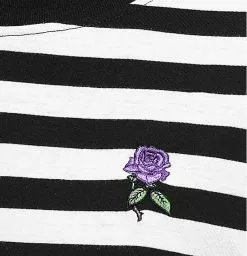 BROKEN PROMISES Thornless Striped Tee